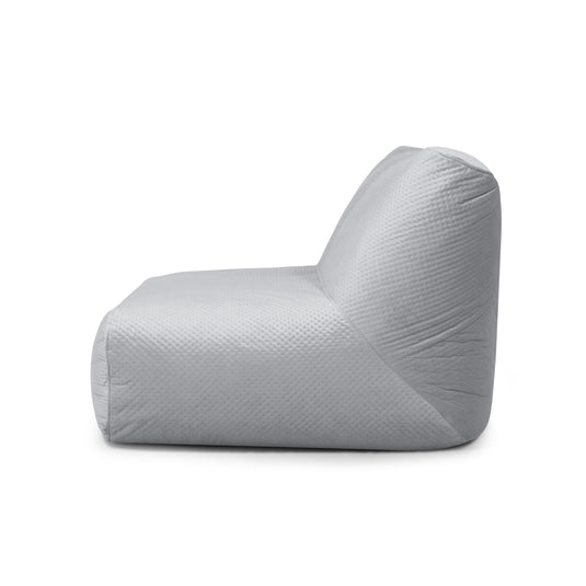 Pouf 2 places Géant en Velours Capitonné