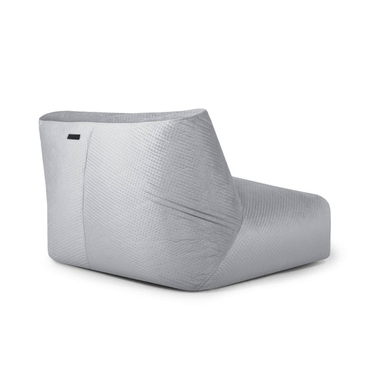 Pouf 2 places Géant en Velours Capitonné