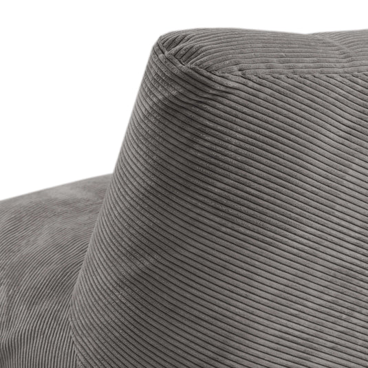 Pouf 2 places Géant en Velours Côtelé