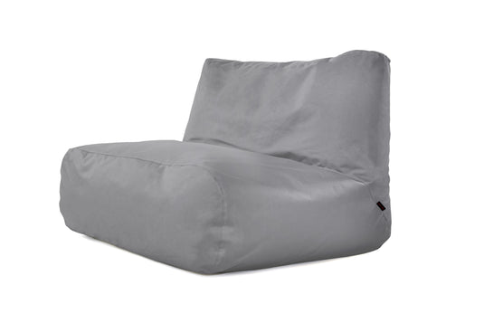 Pouf 2 places Géant pour Chambre Gris Anthracite