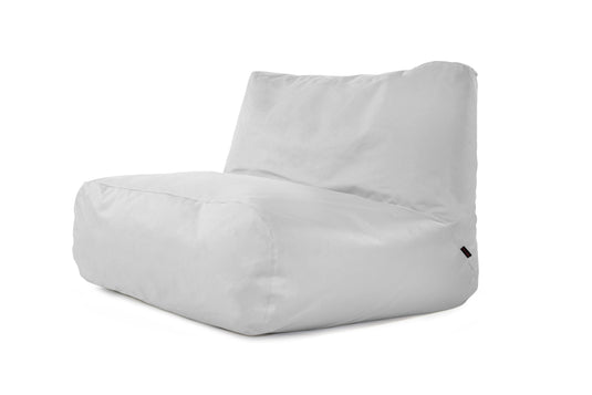 Pouf 2 places Géant pour Chambre Gris Perle