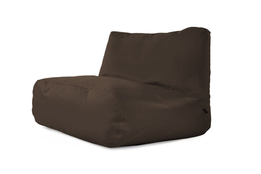 Pouf 2 places Géant pour Chambre Marron Chocolat