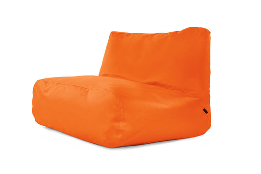 Pouf 2 places Géant pour Chambre Orange Abricot