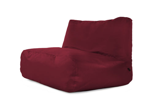 Pouf 2 places Géant pour Chambre Rouge Bordeaux