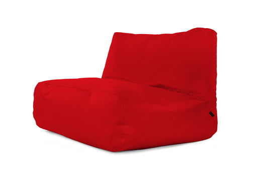 Pouf 2 places Géant pour Chambre Rouge Garance