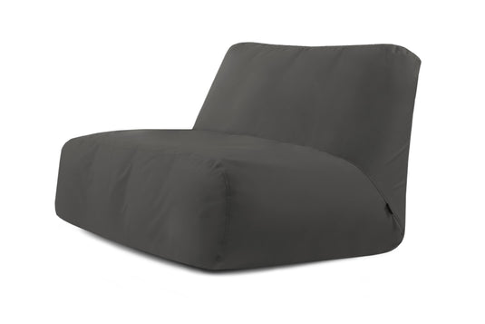 Pouf 2 places Géant pour Éxterieur Gris Anthracite