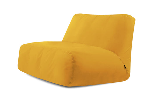 Pouf 2 places Géant pour Éxterieur Jaune Ocre