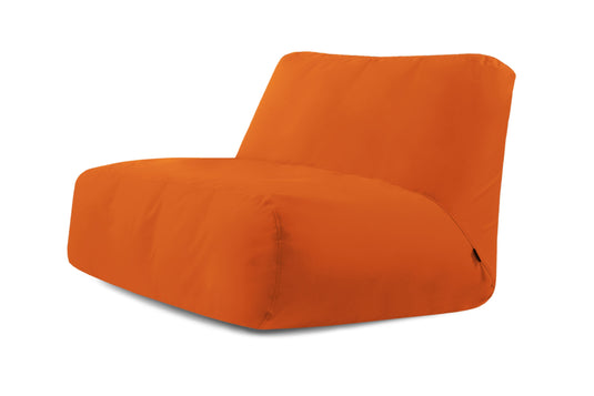 Pouf 2 places Géant pour Éxterieur Orange Mandarine