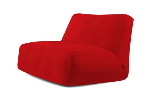 Pouf 2 places Géant pour Éxterieur Rouge Cerise