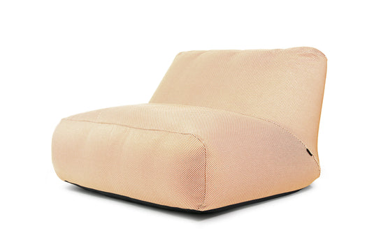 Pouf 2 places Géant pour Piscine Orange Mandarine