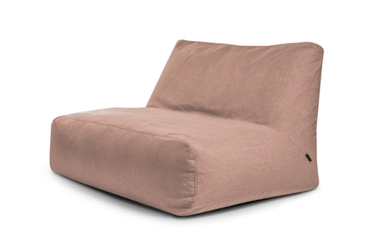 Pouf 2 places Géant pour Salon Marron Terracotta