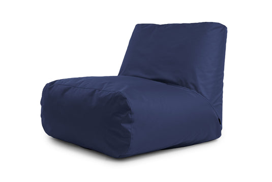 Pouf 2 places pour Chambre Bleu Marine