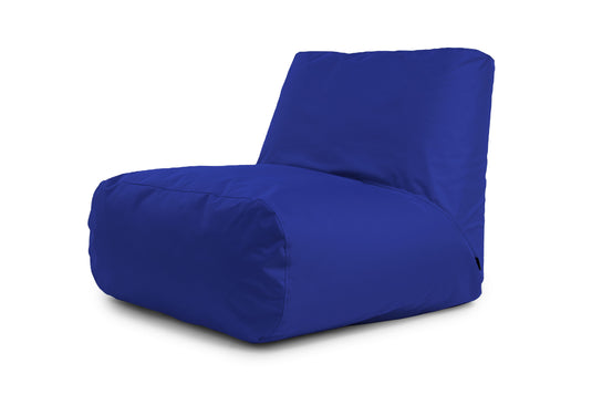 Pouf 2 places pour Chambre Bleu Roi