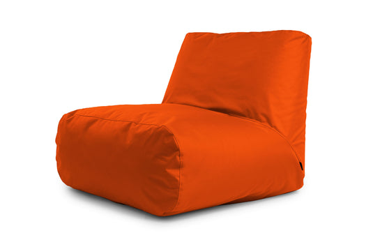 Pouf 2 places pour Chambre Orange Abricot