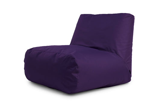 Pouf 2 places pour Chambre Violet Magenta