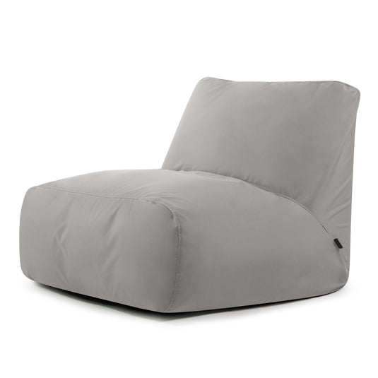 Pouf 2 places pour Éxterieur Gris Perle