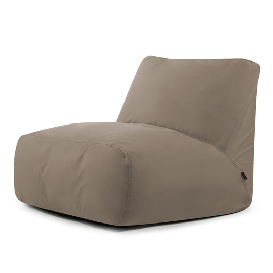 Pouf 2 places pour Éxterieur Marron Taupe
