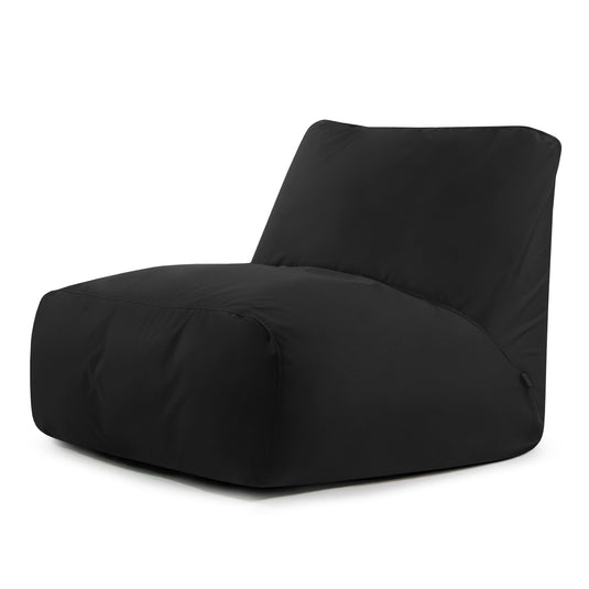 Pouf 2 places pour Éxterieur Noir Profond