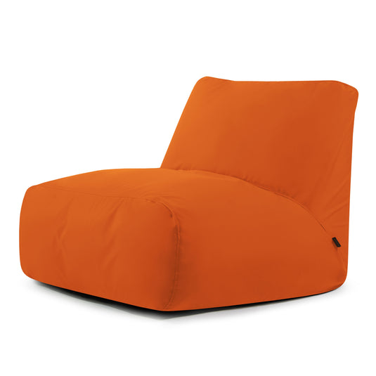 Pouf 2 places pour Éxterieur Orange Mandarine