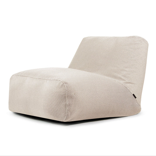 Pouf 2 places pour Piscine Beige Crème