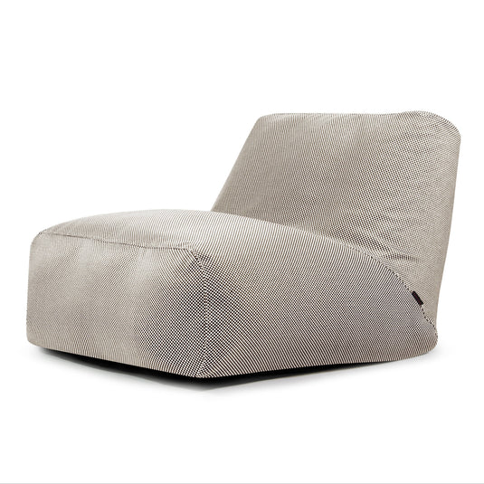 Pouf 2 places pour Piscine Marron Chocolat