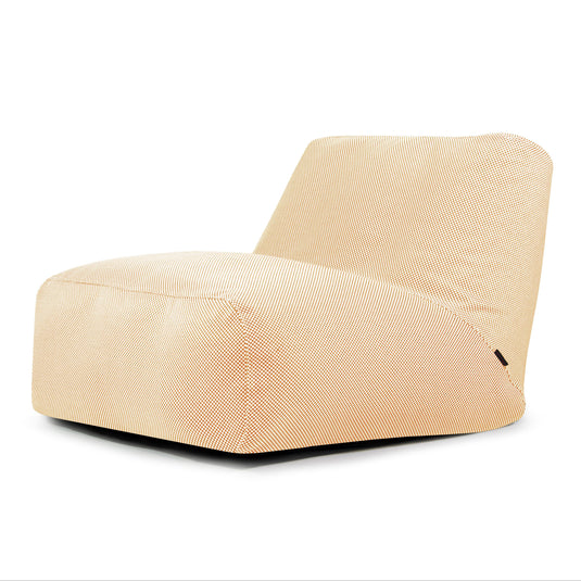 Pouf 2 places pour Piscine Orange Mandarine