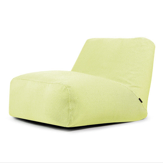 Pouf 2 places pour Piscine Vert Citron
