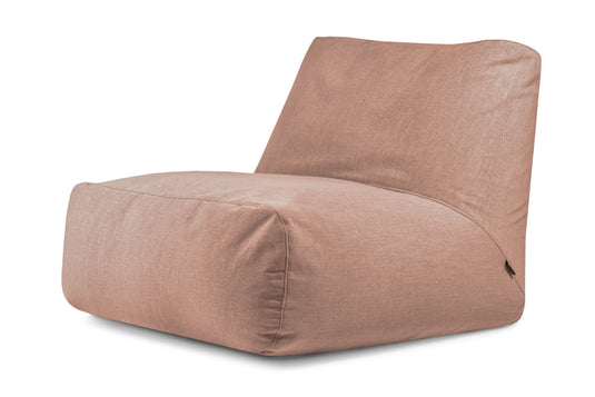 Pouf 2 places pour Salon Marron Terracotta