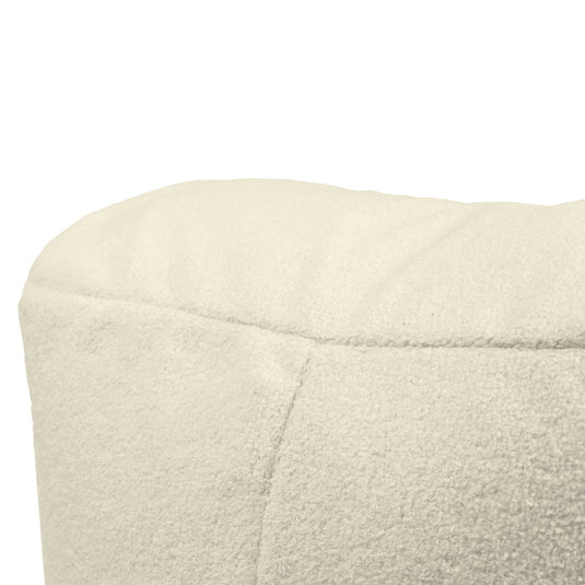 Pouf avec Dossier en Bouclette