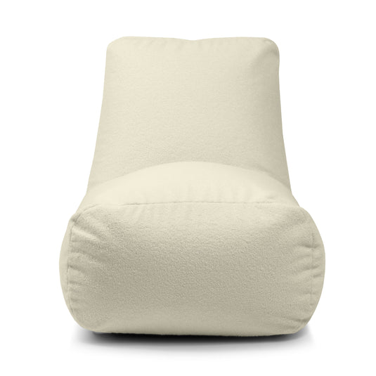 Pouf avec Dossier en Bouclette