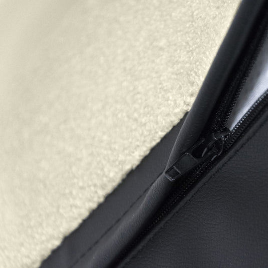 Pouf avec Dossier en Bouclette