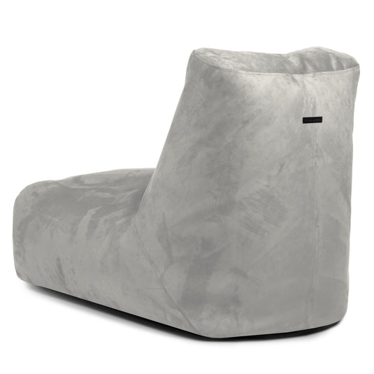 Pouf avec Dossier en Suede