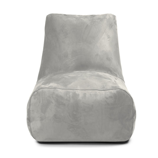 Pouf avec Dossier en Suede