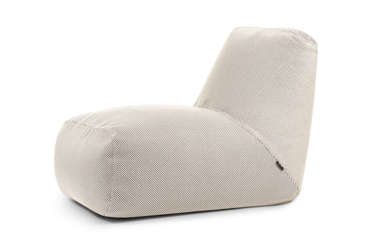 Pouf avec Dossier pour Piscine Beige Crème