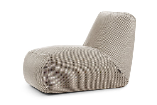 Pouf avec Dossier pour Piscine Marron Café