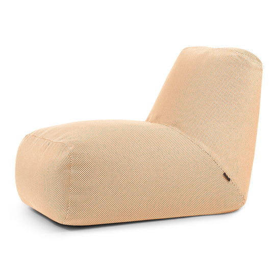 Pouf avec Dossier pour Piscine Orange Mandarine