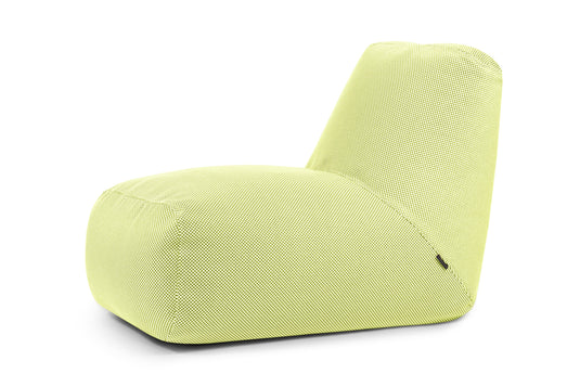 Pouf avec Dossier pour Piscine Vert Citron