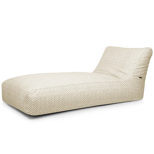 Pouf Bain de Soleil pour Jardin Beige Sable