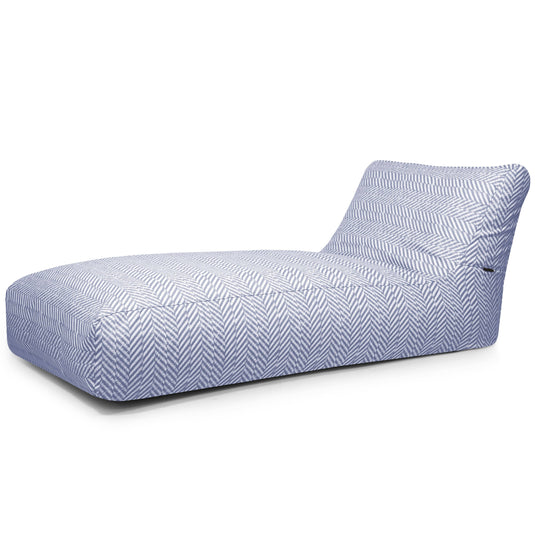 Pouf Bain de Soleil pour Jardin Bleu Marine