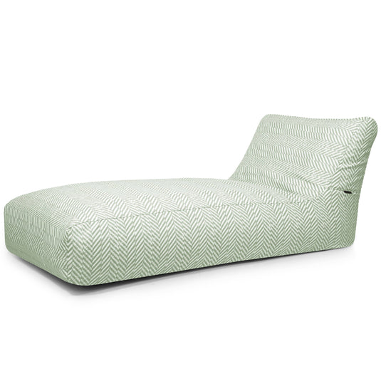 Pouf Bain de Soleil pour Jardin Vert Forêt