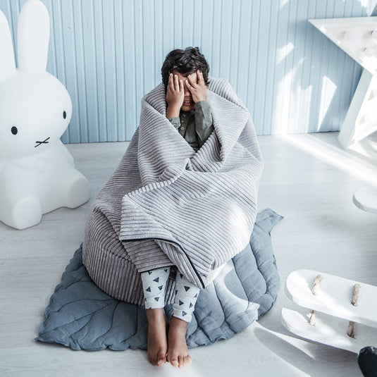 Pouf Bébé Velours Cotelé Pouf Français