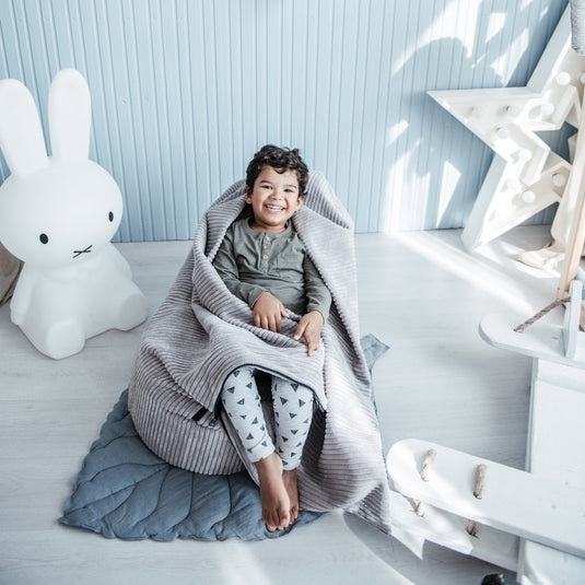 Pouf Bébé Velours Cotelé Pouf Français