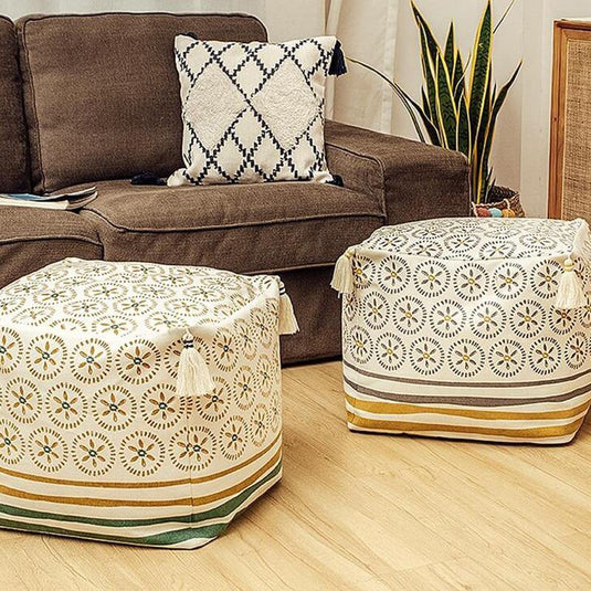 Pouf Berbère Beige