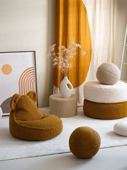 Pouf Boule - Marron