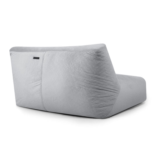 Pouf Canapé 3 places en Velours Capitonné