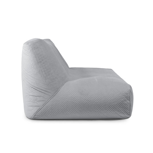 Pouf Canapé 3 places en Velours Capitonné