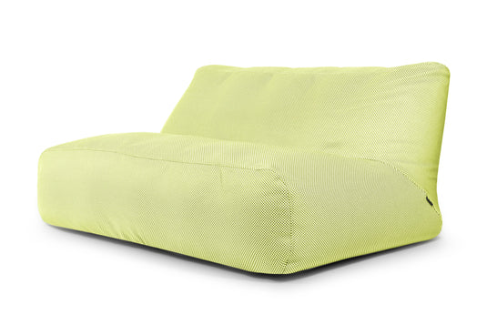 Pouf Canapé 3 places pour Piscine Vert Citron