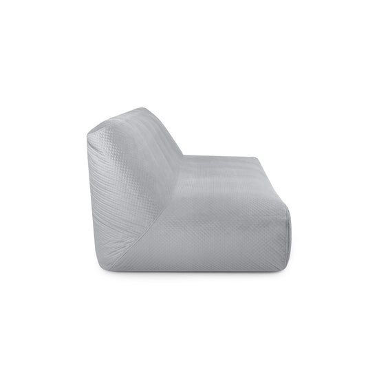 Pouf Canapé 4 places en Velours Capitonné