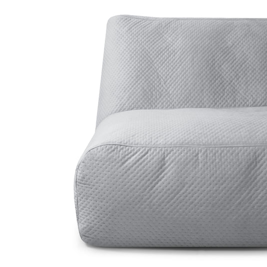 Pouf Canapé 4 places en Velours Capitonné