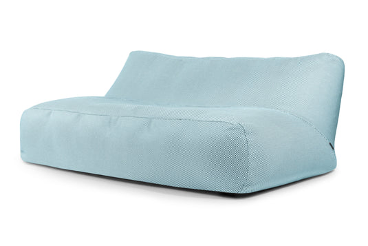 Pouf Canapé 4 places pour Piscine Bleu Turquoise